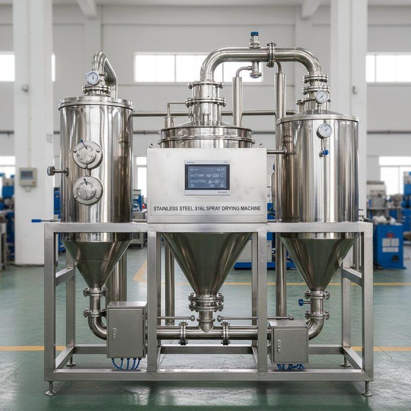 Машина для распылительной сушки из нержавеющей стали 316L с автоматическим контролем температуры на входе 140-350 и температуры на выходе 80-90 градусов для промышленного применения