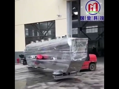 Продовольственное оборудование для сушки на жидкостных постелях с постоянной вибрацией 1.2x9M